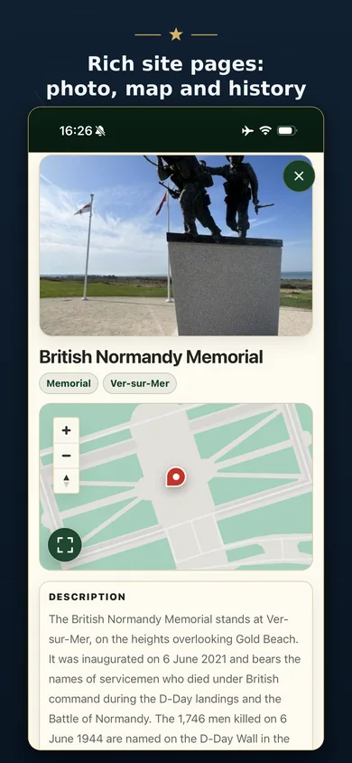 Historische Ortsseiten — D-Day Explorer
