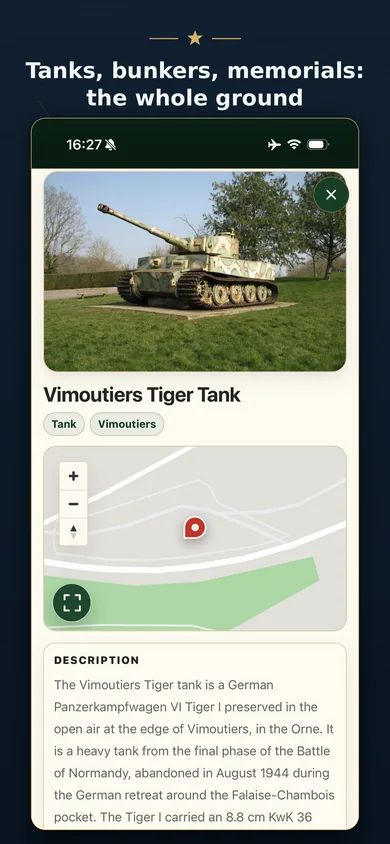 Tanks, bunkers, memorials: the whole ground — D-Day Explorer